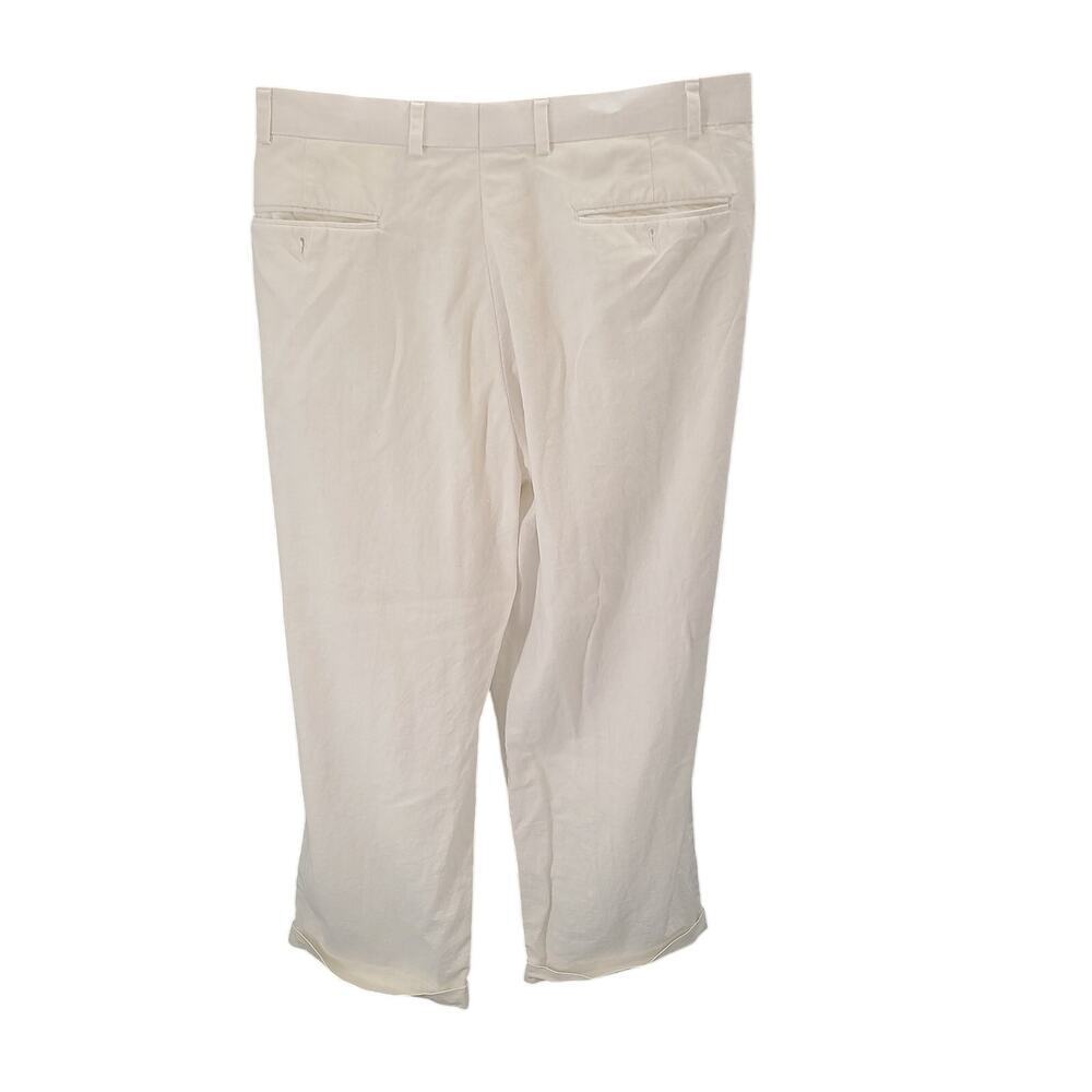 Britches by Samtex linen trouser Size 42x30 beachy resort wear vacation nautical
